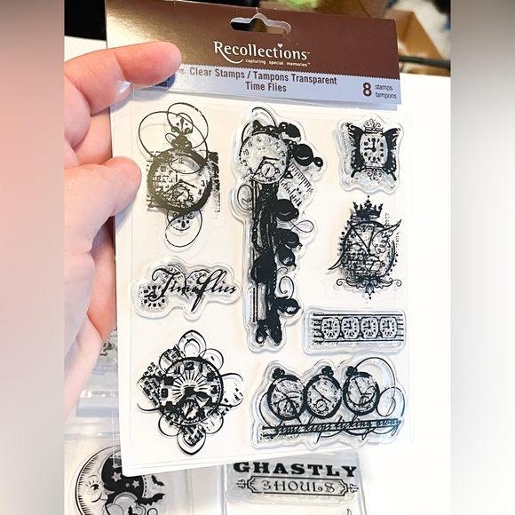 Set of Stamps for Scrapbooking/Crafting - Steampunk and Halloween - Picture 5 of 5